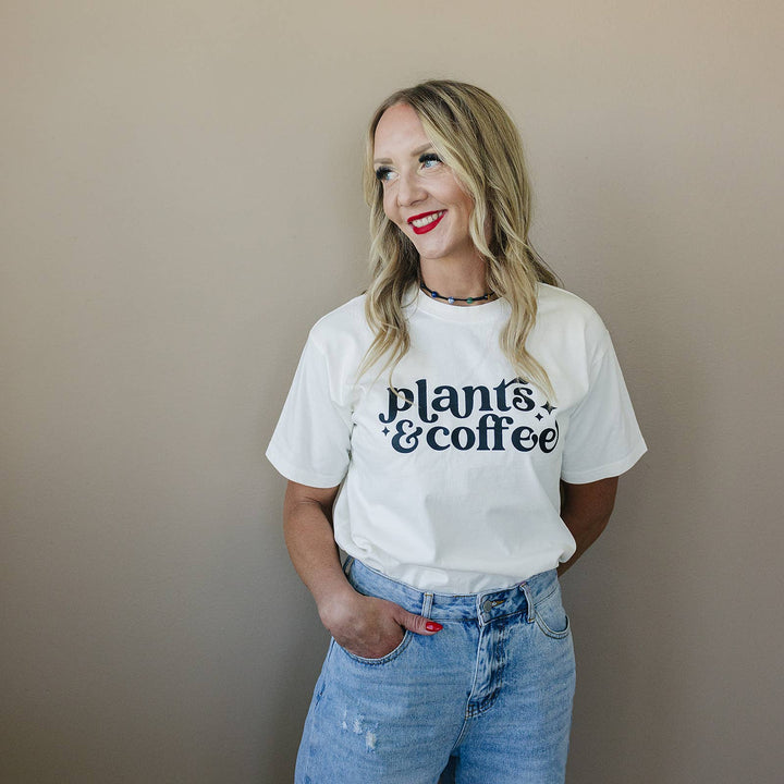 Plants & Coffee Graphic Tee