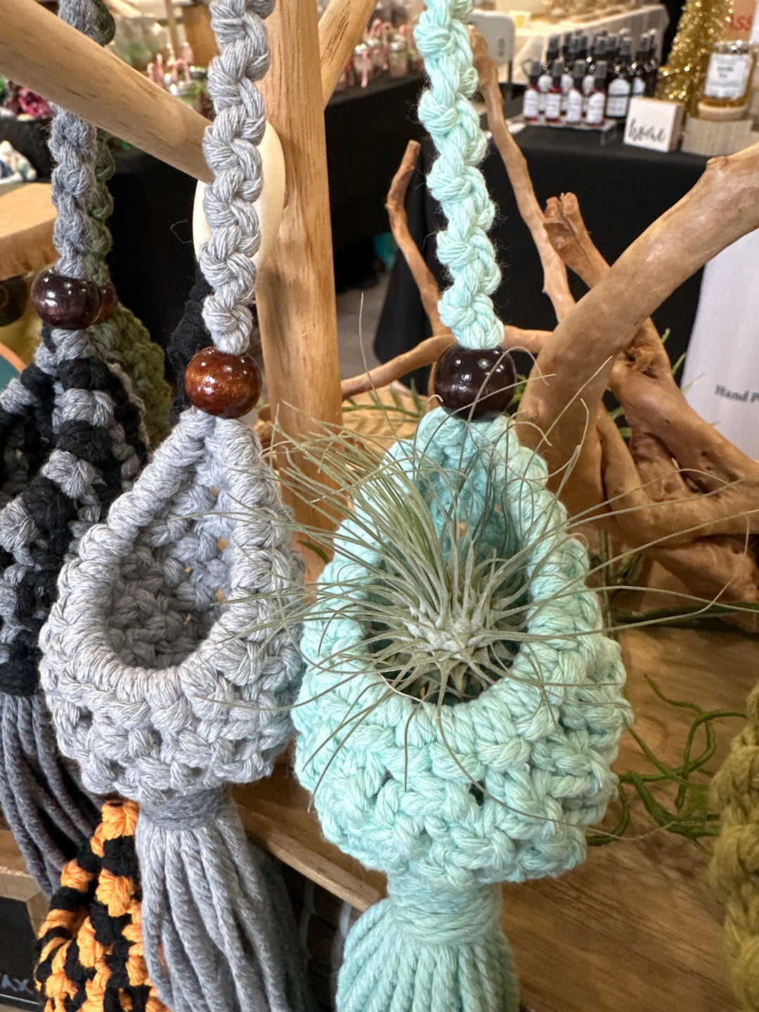 Macrame Air Planter Holder