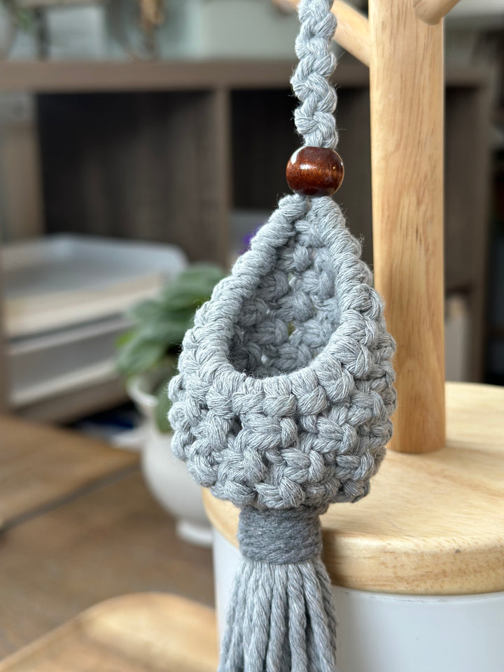 Macrame Air Planter Holder