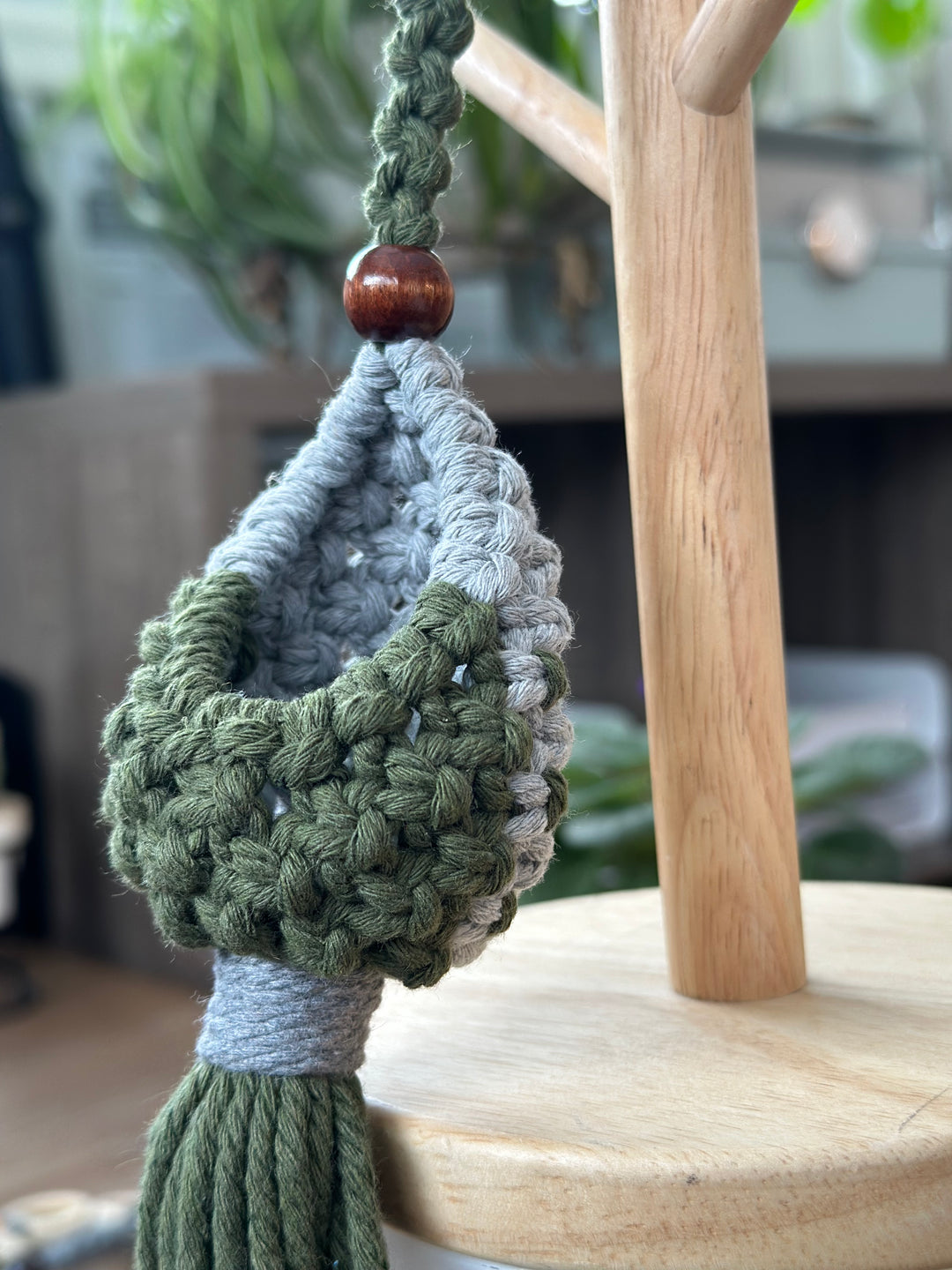 Macrame Air Planter Holder