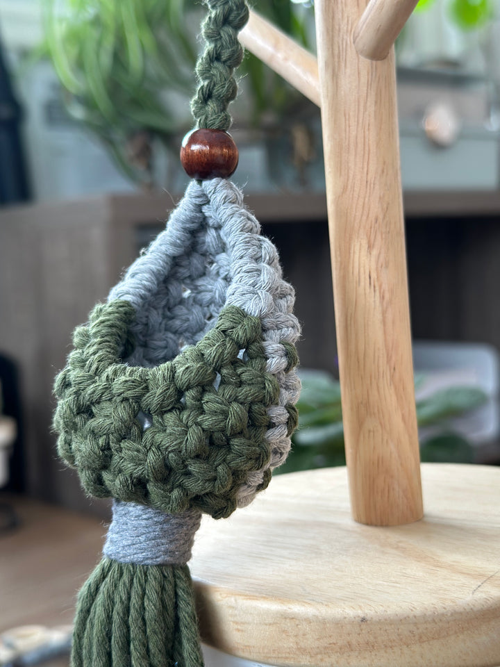 Macrame Air Planter Holder