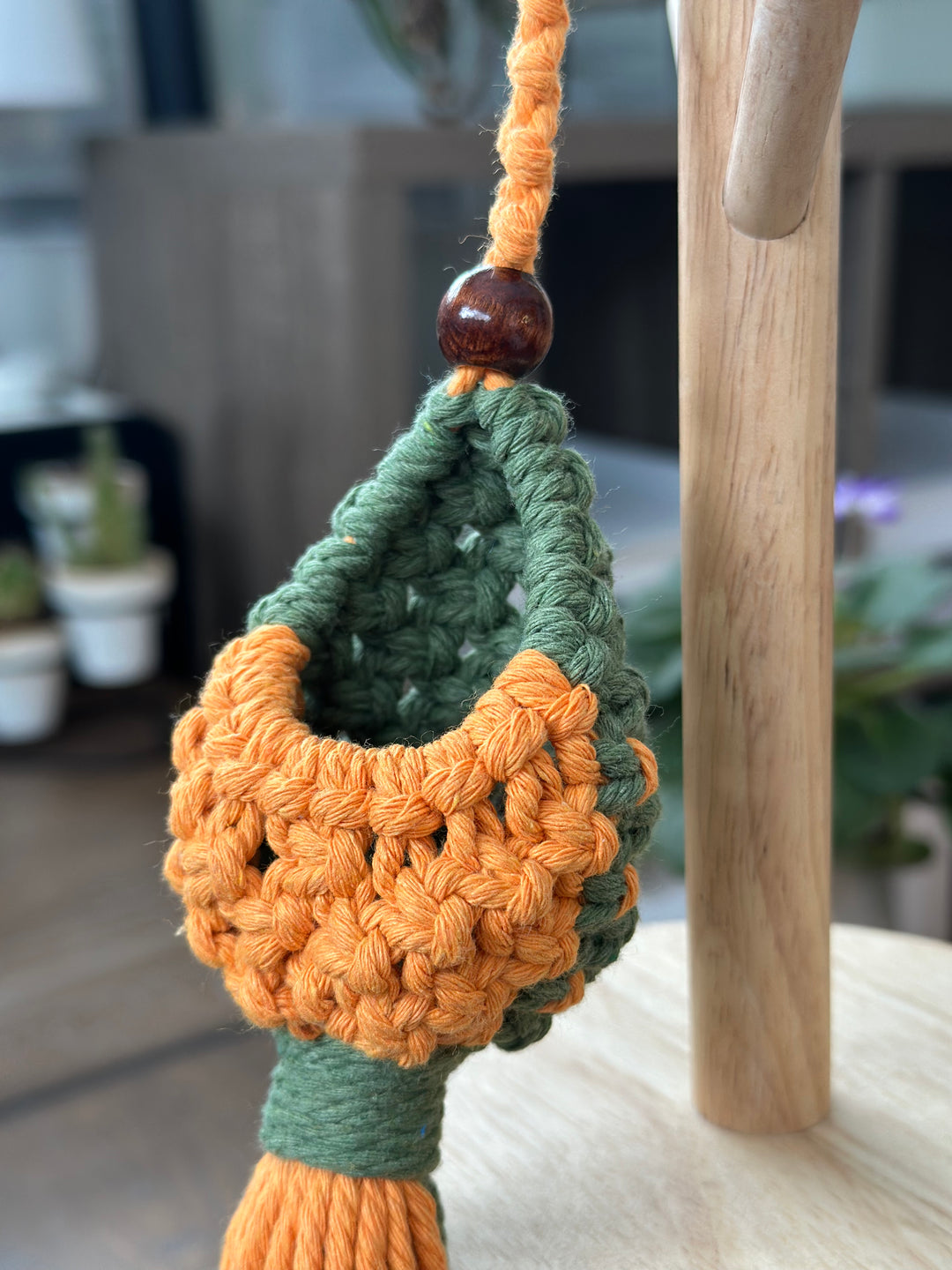 Macrame Air Planter Holder
