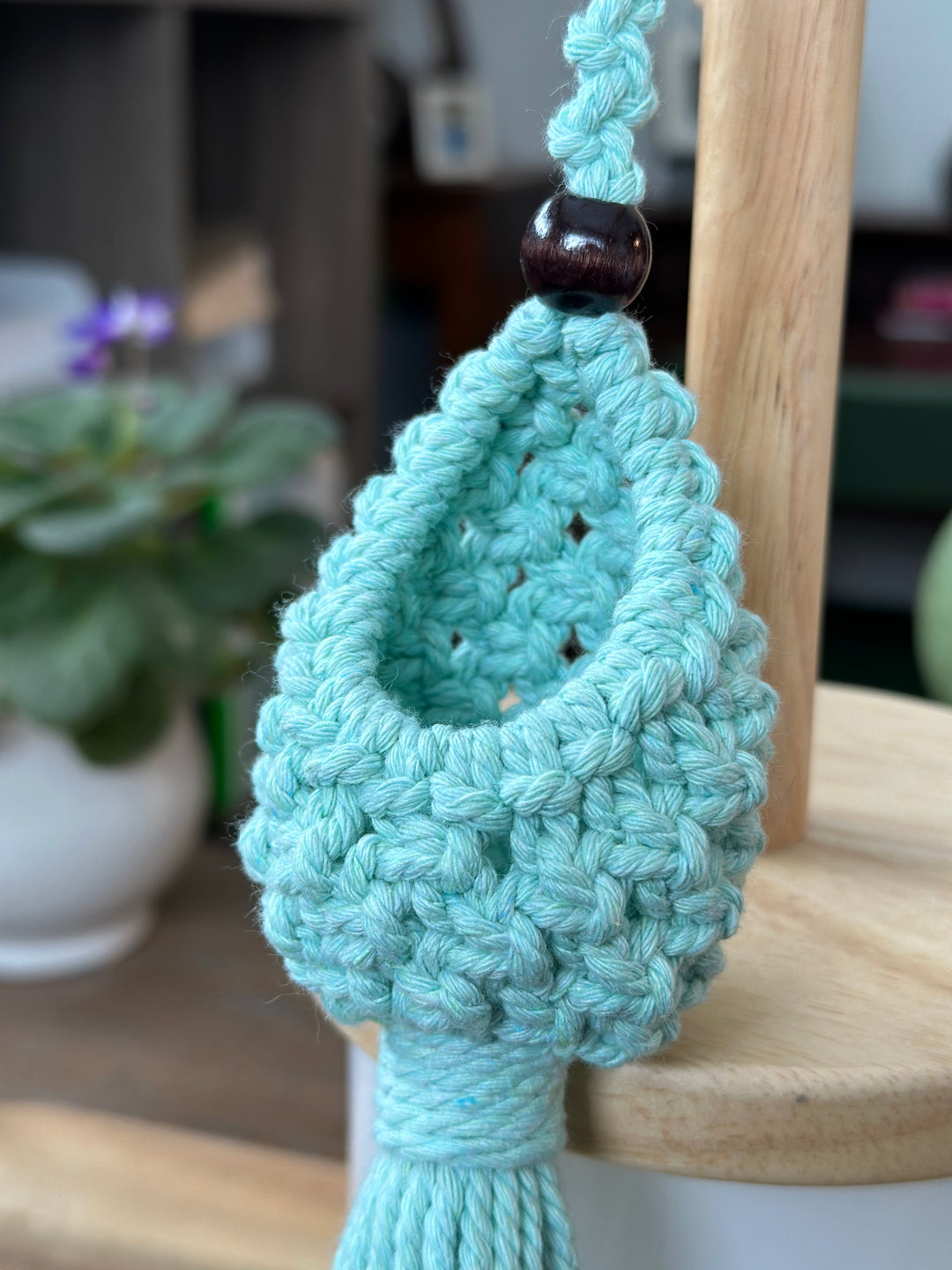 Macrame Air Planter Holder