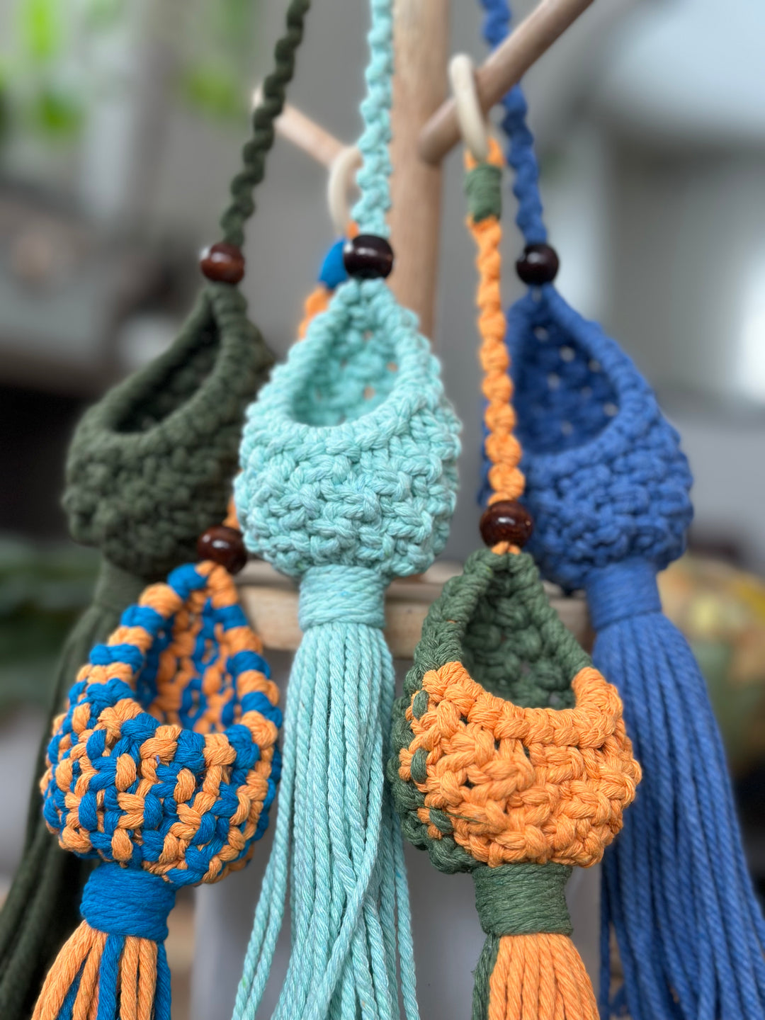 Macrame Air Planter Holder