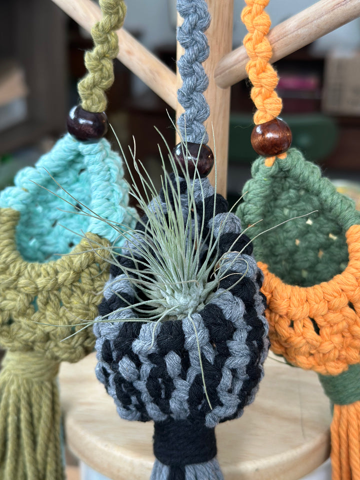 Macrame Air Planter Holder