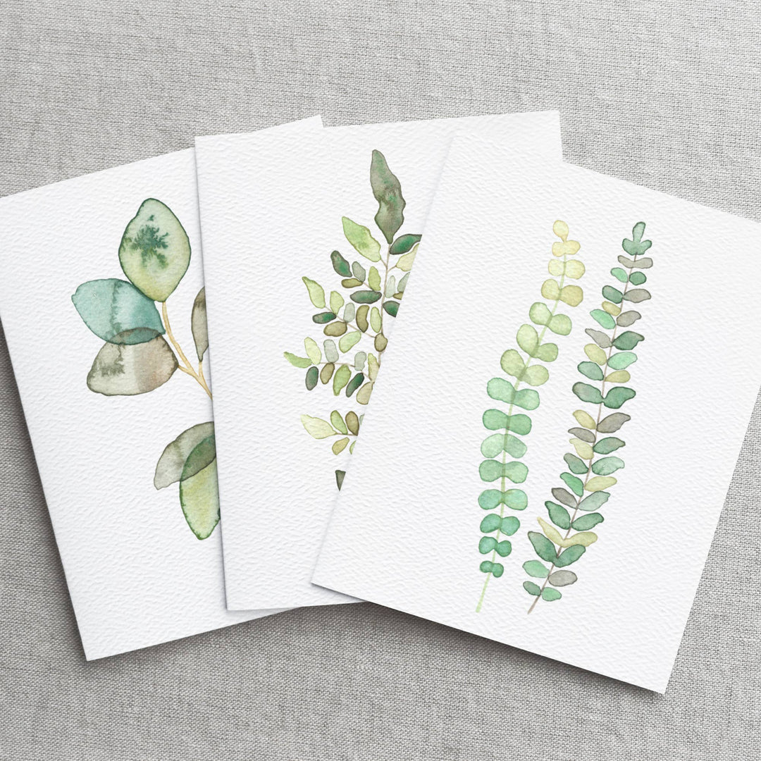 Peaceful Greenery Greeting Card Set