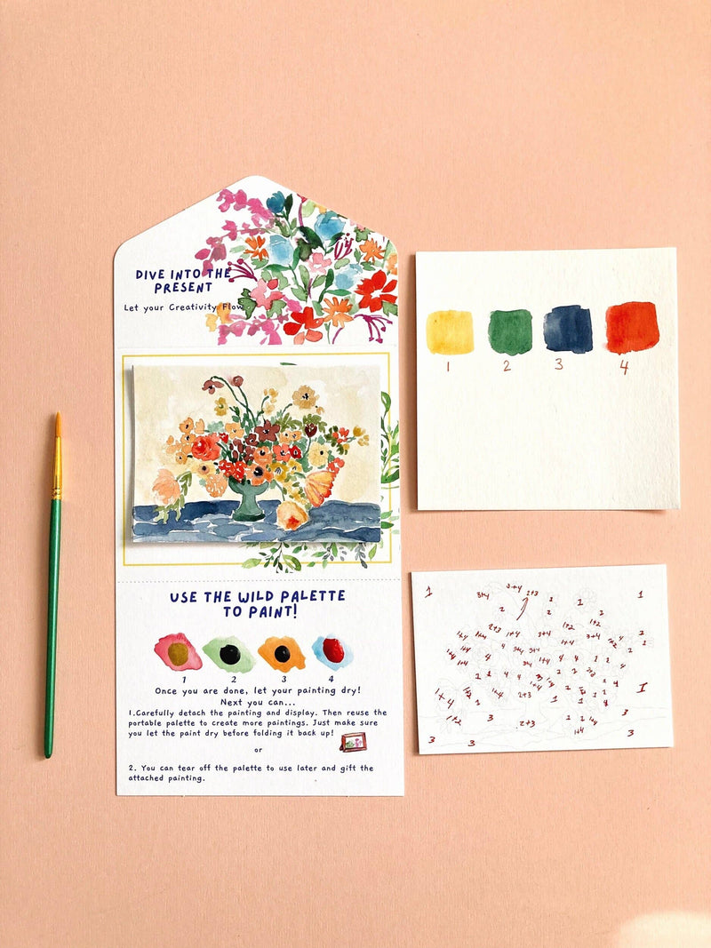 Dutch Flower Still Life Paint by Numbers Kit