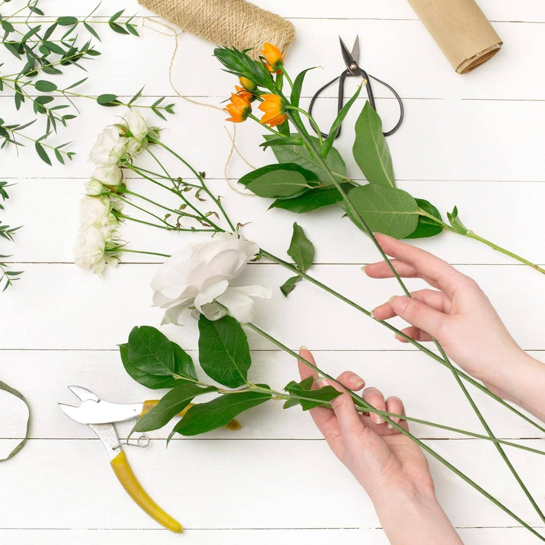 Factory Direct Craft - Green Cloth Covered Stem Floral Wire - Select Size