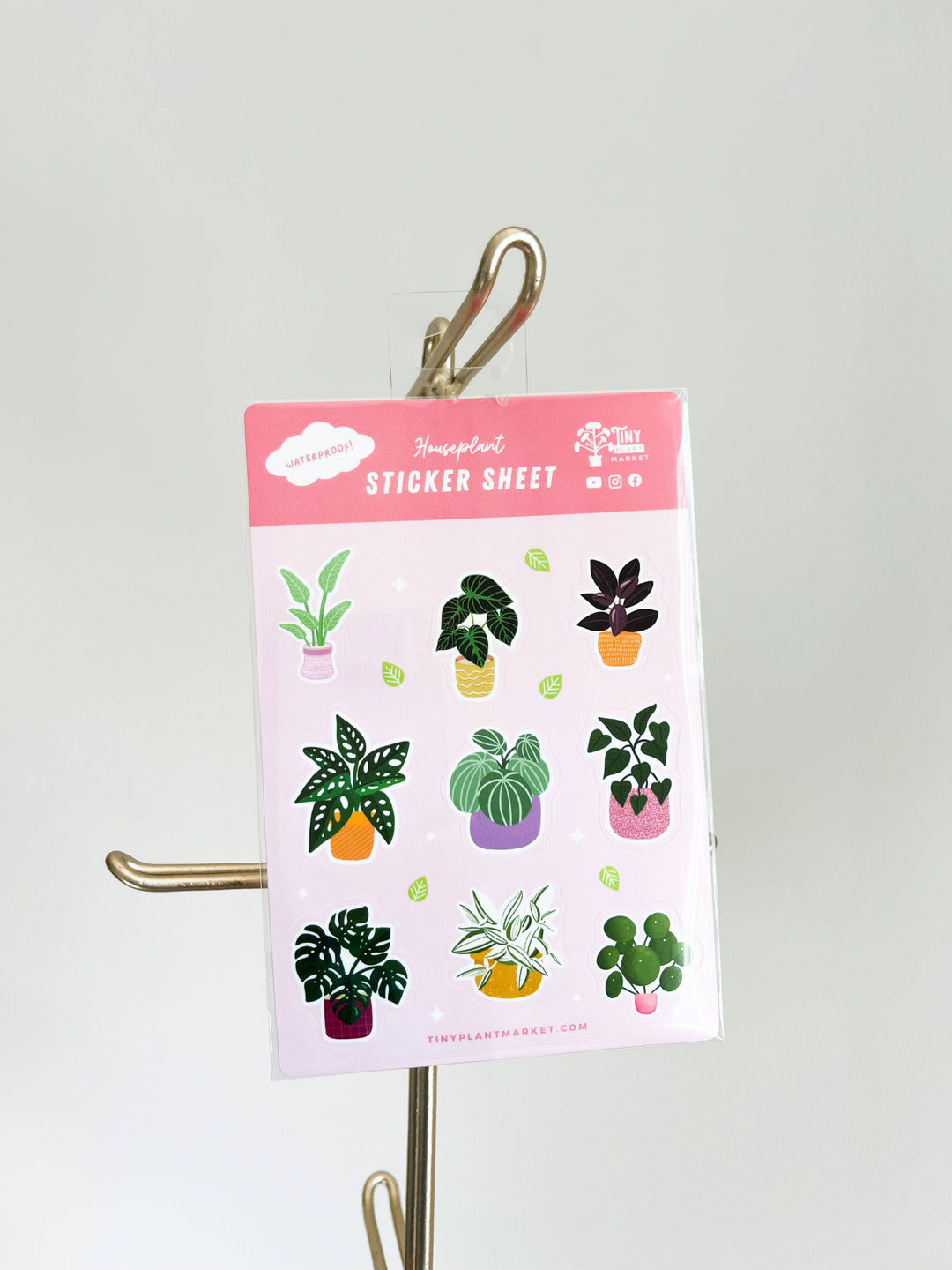 house plant stickers Houseplant Sticker Sheet – Terra Cotta Plant Boutique